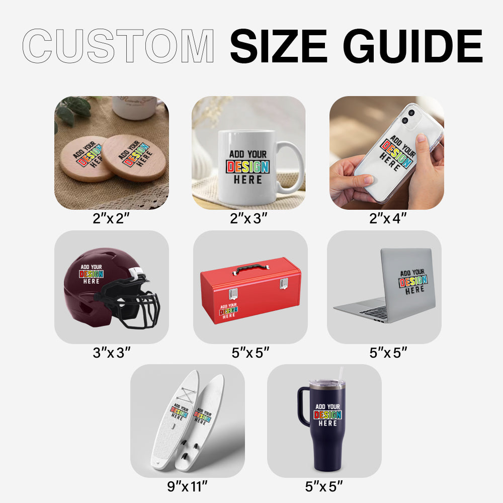 UV DTF Transfers ( 3 Business Days to Process)