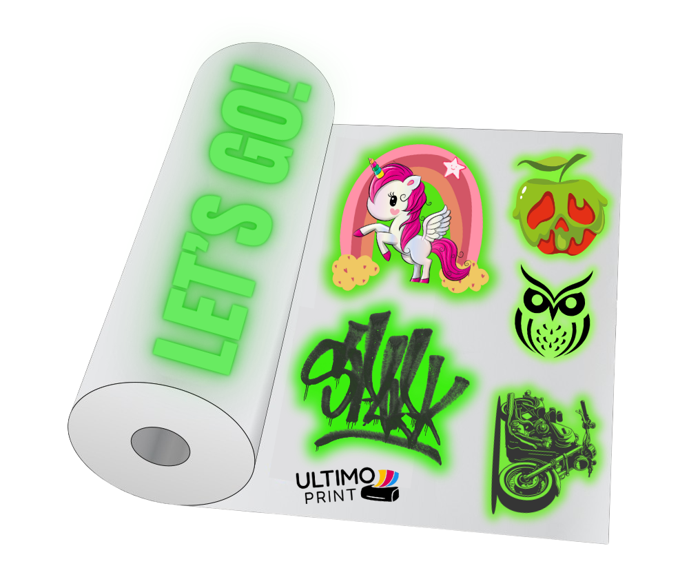 Glow-In-The-Dark DTF Transfers