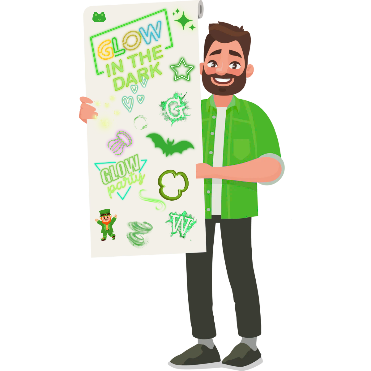 Glow-In-The-Dark DTF Transfers